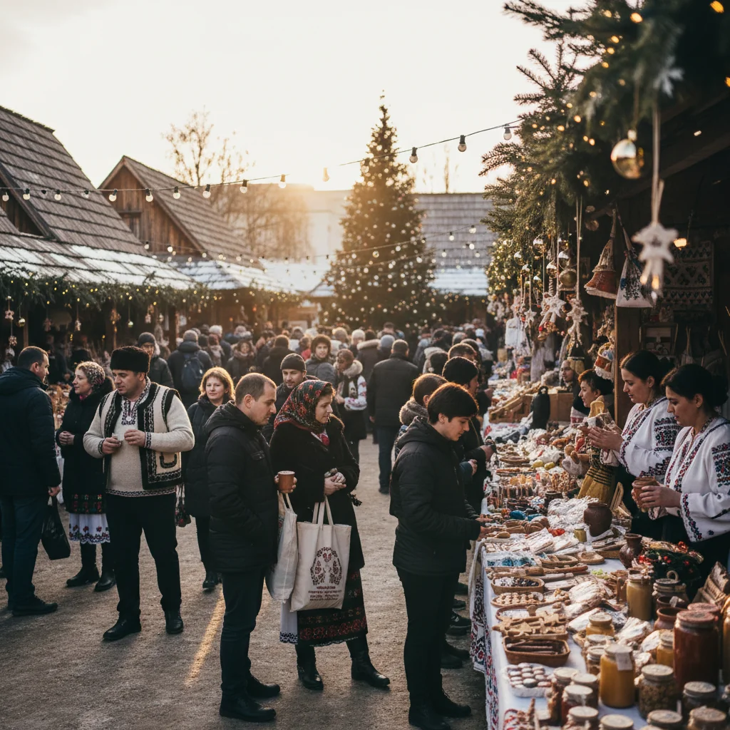 Târgul de Crăciun Țărănesc la Muzeul Național al Țăranului Român – Eveniment Local de Sărbători