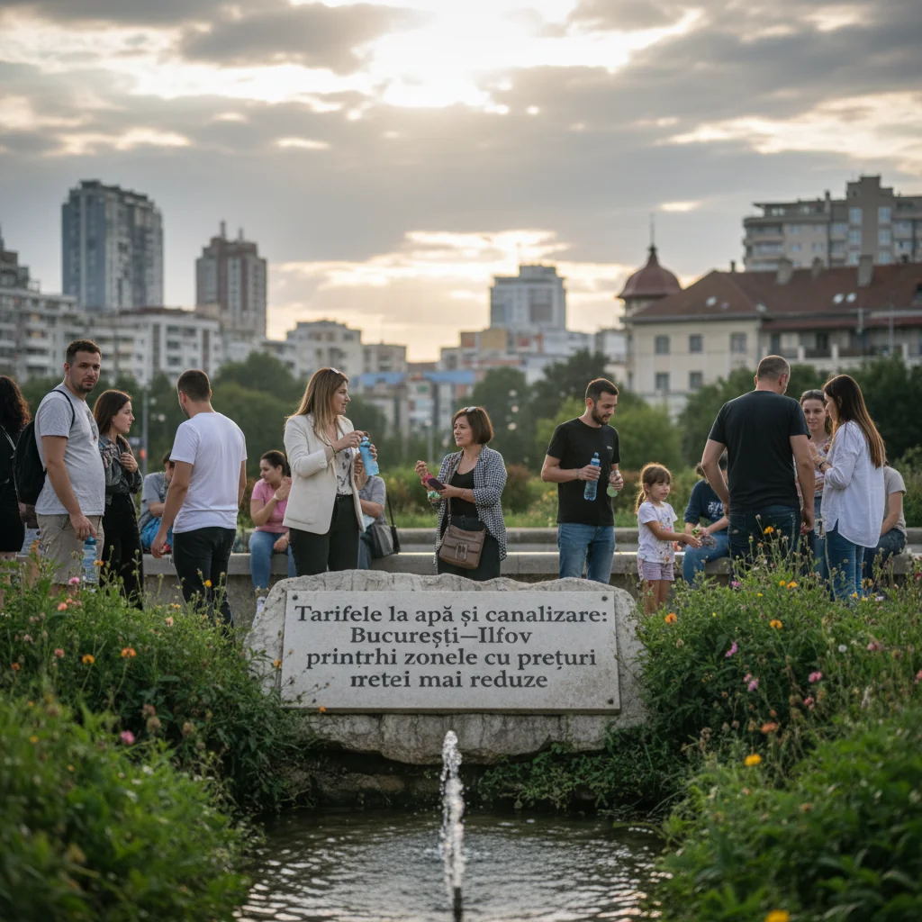 Tarife la apă și canalizare în București: capitala, printre zonele cu prețuri mai reduse