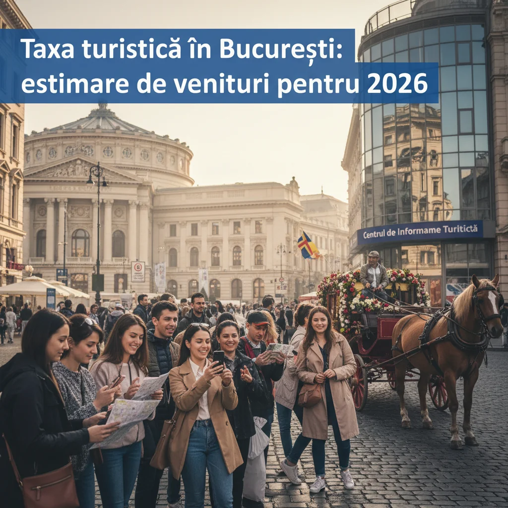 Taxa turistică de 10 lei pe noapte în București ar putea aduce 15 milioane de lei anual din 2026
