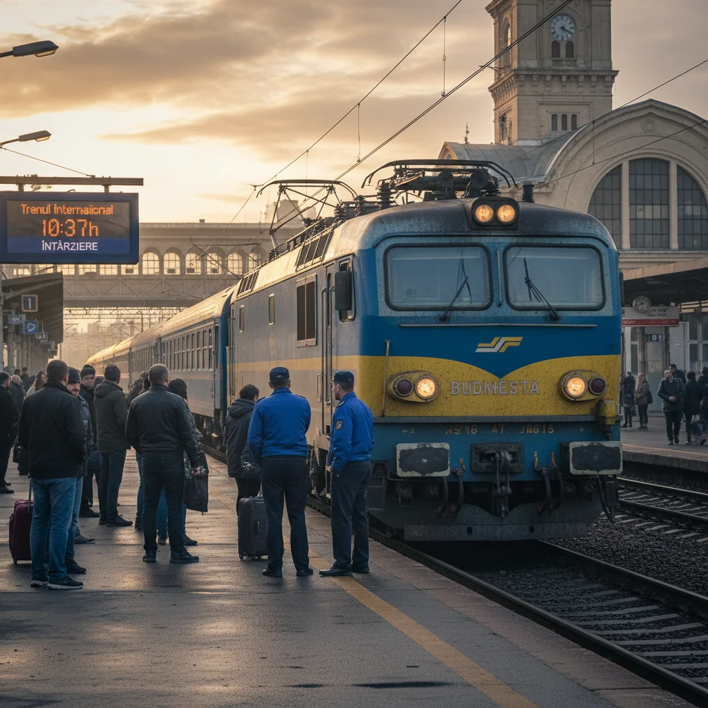 Trenul internațional Budapesta–București ajunge în București cu o întârziere de peste 10 ore