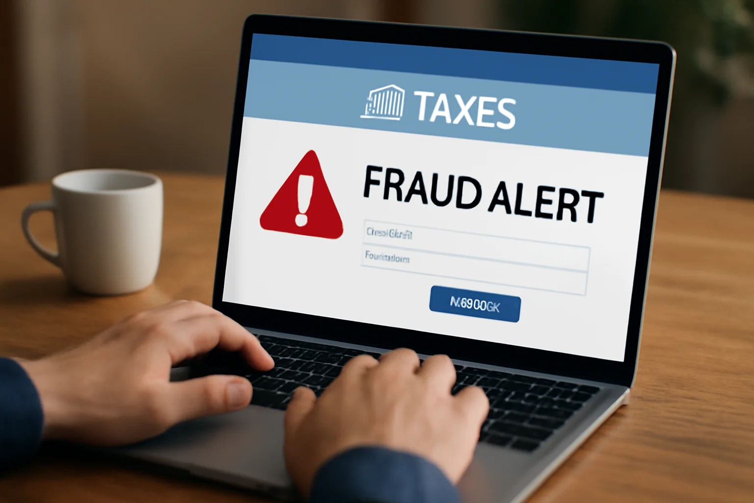 Un site fals încearcă să fure identitatea și datele contribuabililor - fiți vigilenți!