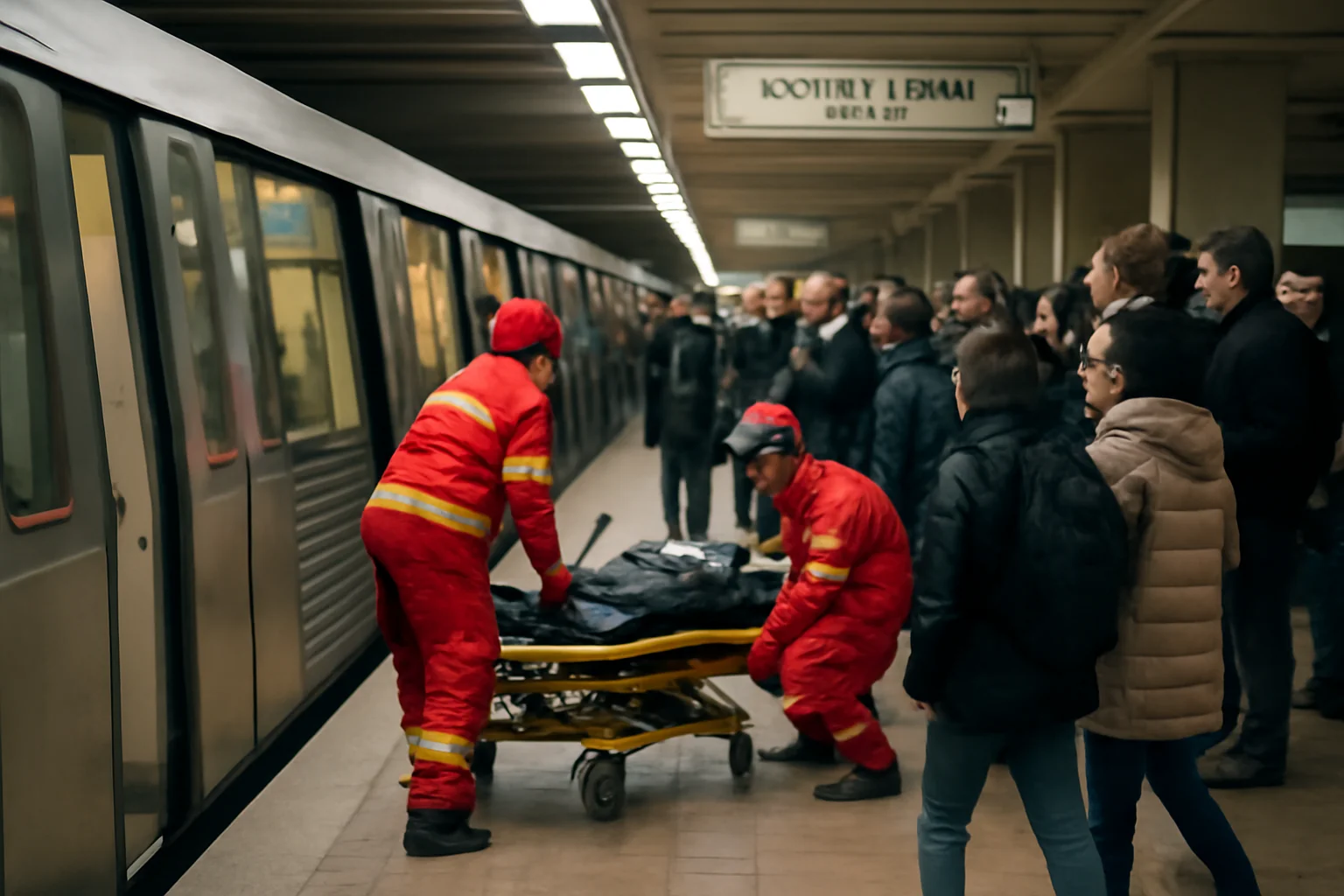 Urgentă medicală la metrou în Piața Unirii, circulația afectată