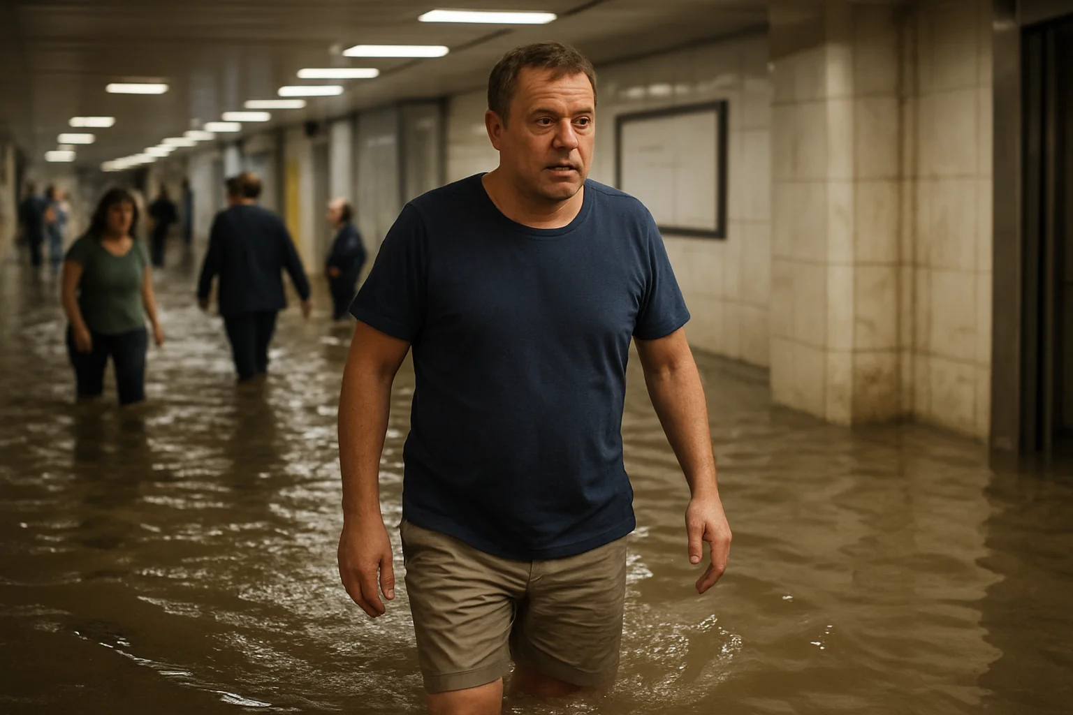 Vizita Ministrului Miruță la Metroul Inundat: Între Sprijin și Imagine Publică