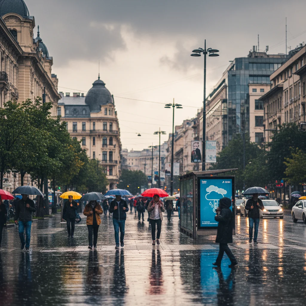 Vreme caldă cu ploi în București zilele acestea