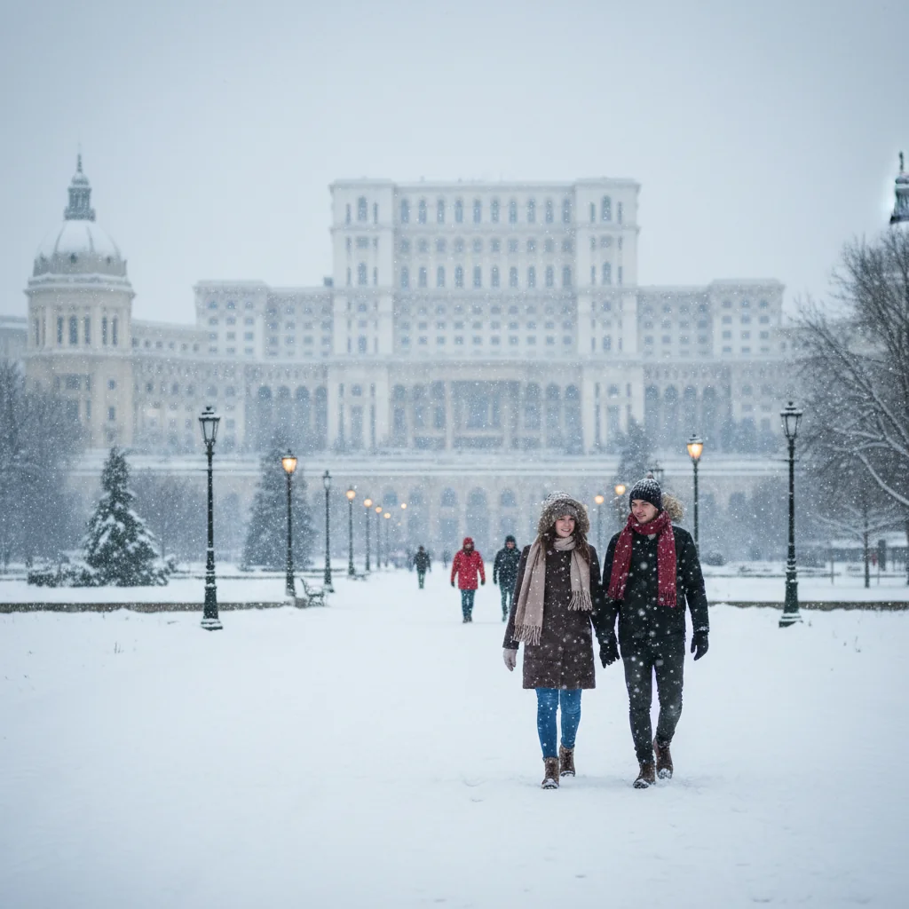 Vreme de iarnă în București: prognoză specială ANM cu ninsori și ger în weekend