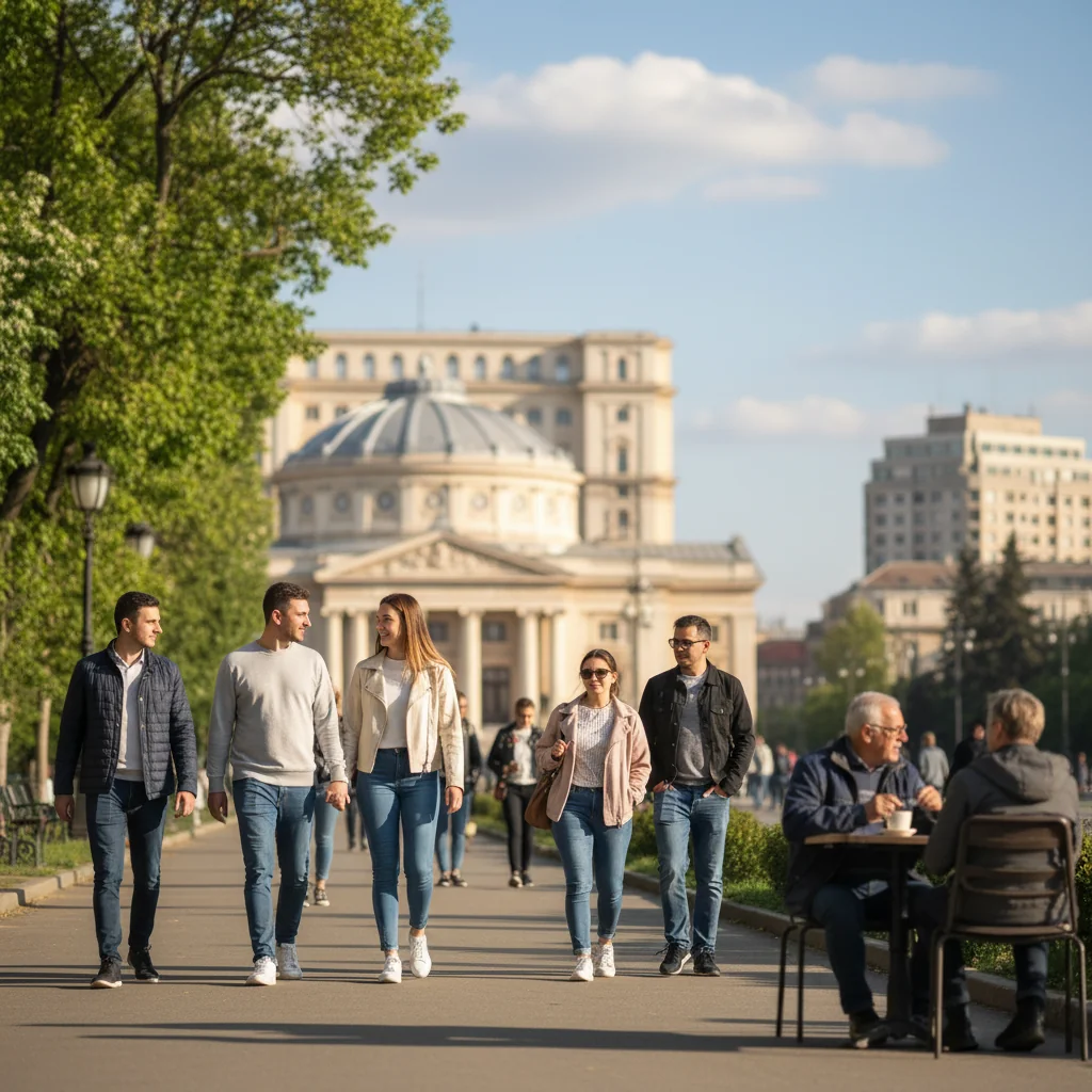 Vreme frumoasă cu temperaturi ușor mai ridicate în oraș