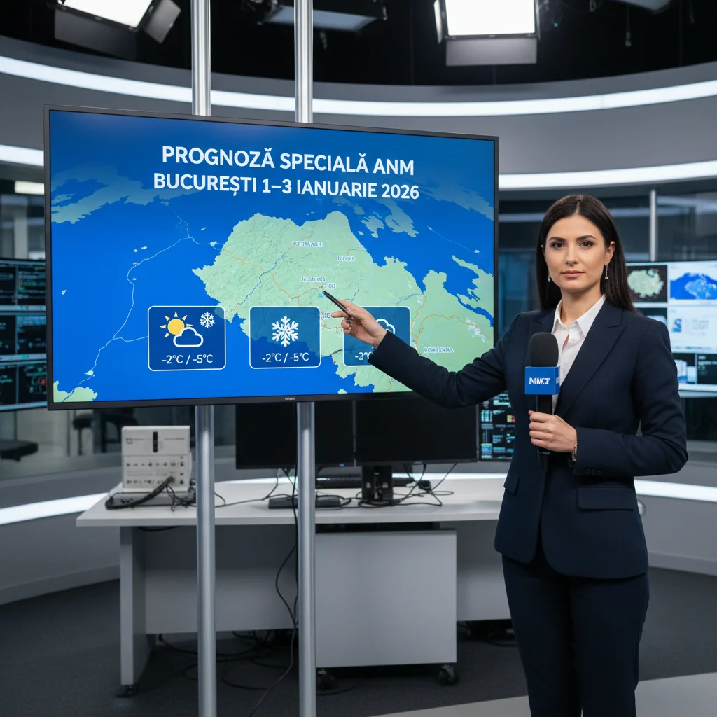 Vreme mai blândă la început de an: prognoză specială ANM pentru București, 1–3 ianuarie 2026