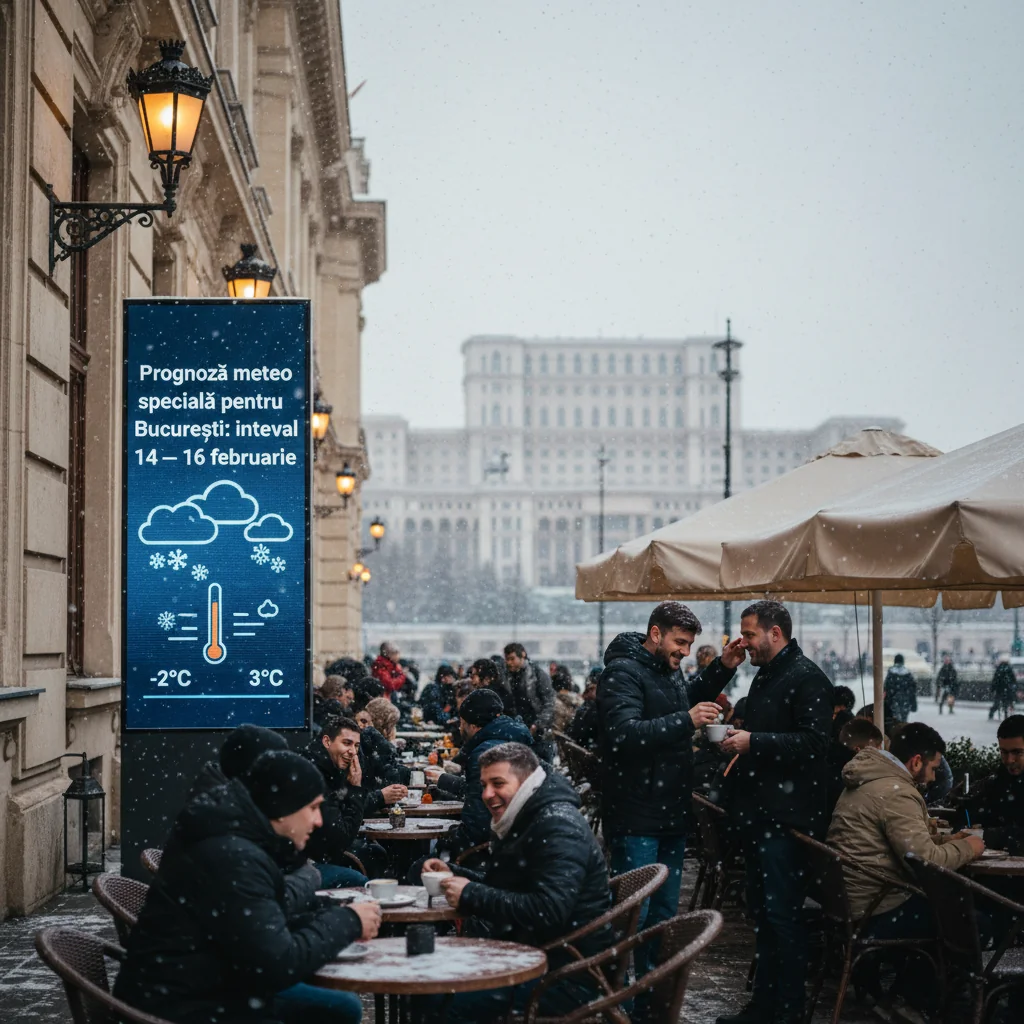 Vreme neobișnuit de blândă și ploi slabe în București între 14 și 16 februarie