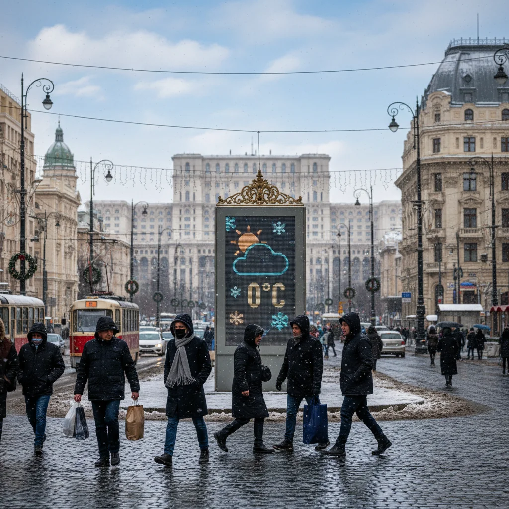 Vremea azi în București – 25 decembrie 2025