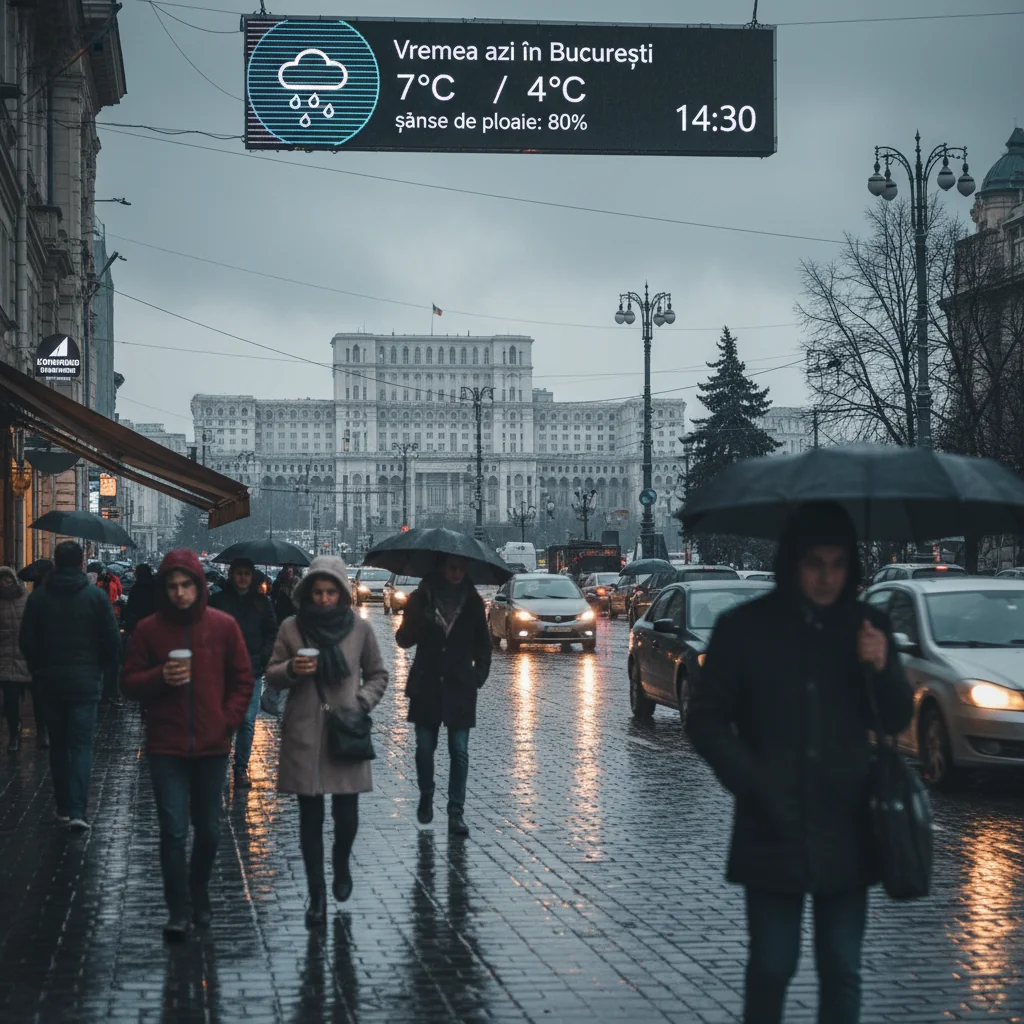Vremea azi în București – 26 decembrie 2025