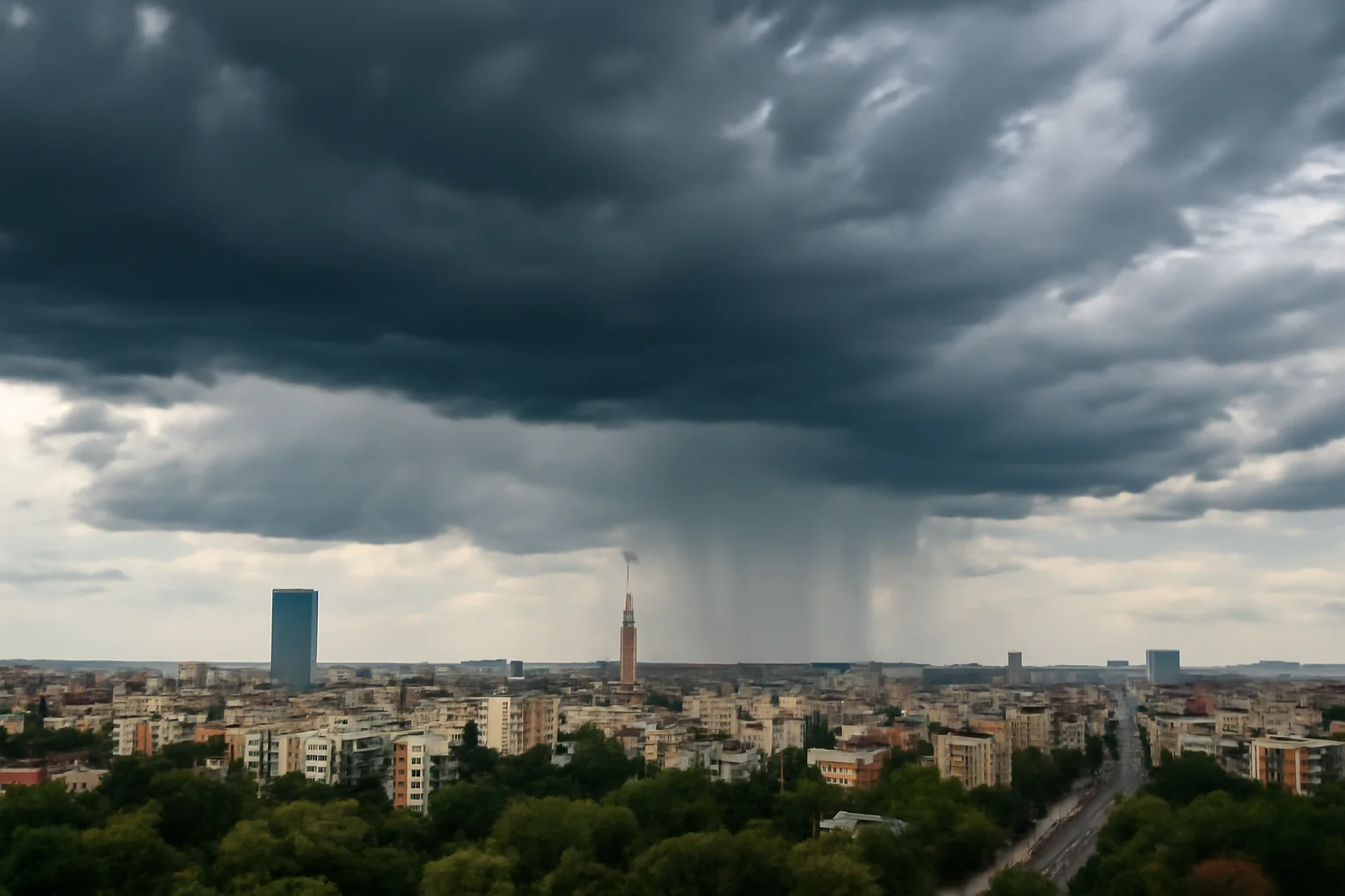 Vremea în Capitală: Creștere Ușoară a Temperaturilor și Posibile Ploi de Scurtă Durată, Miercuri