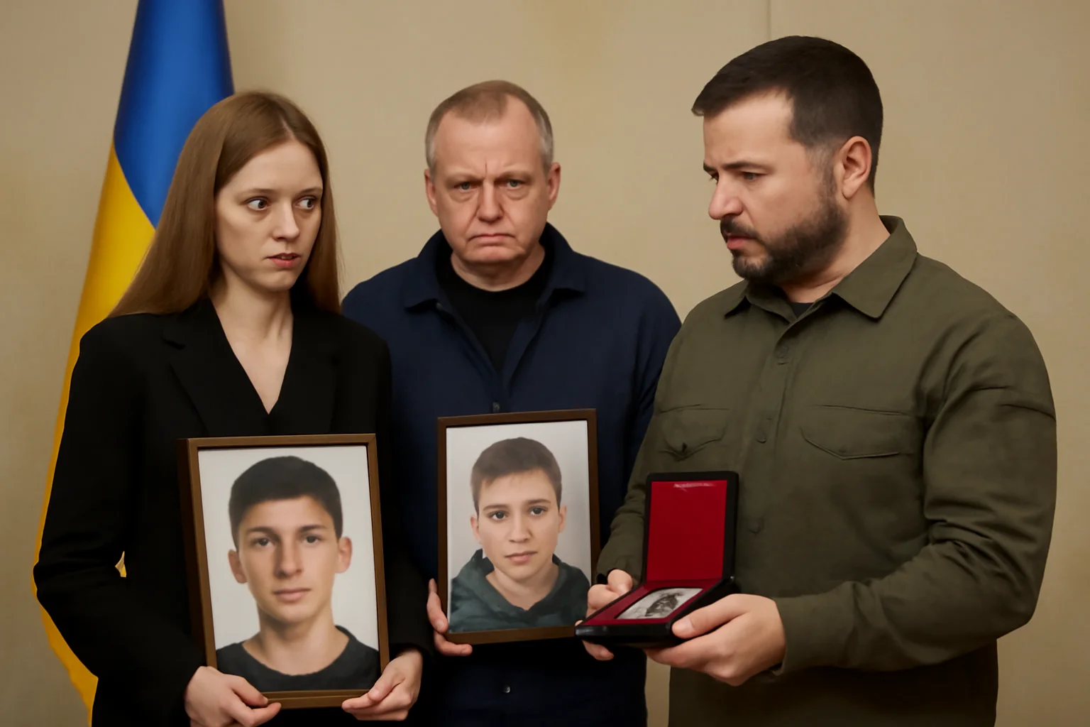 Zelenski i-a premiat post-mortem pe cei doi adolescenți de 16 ani, uciși de autoritățile ruse