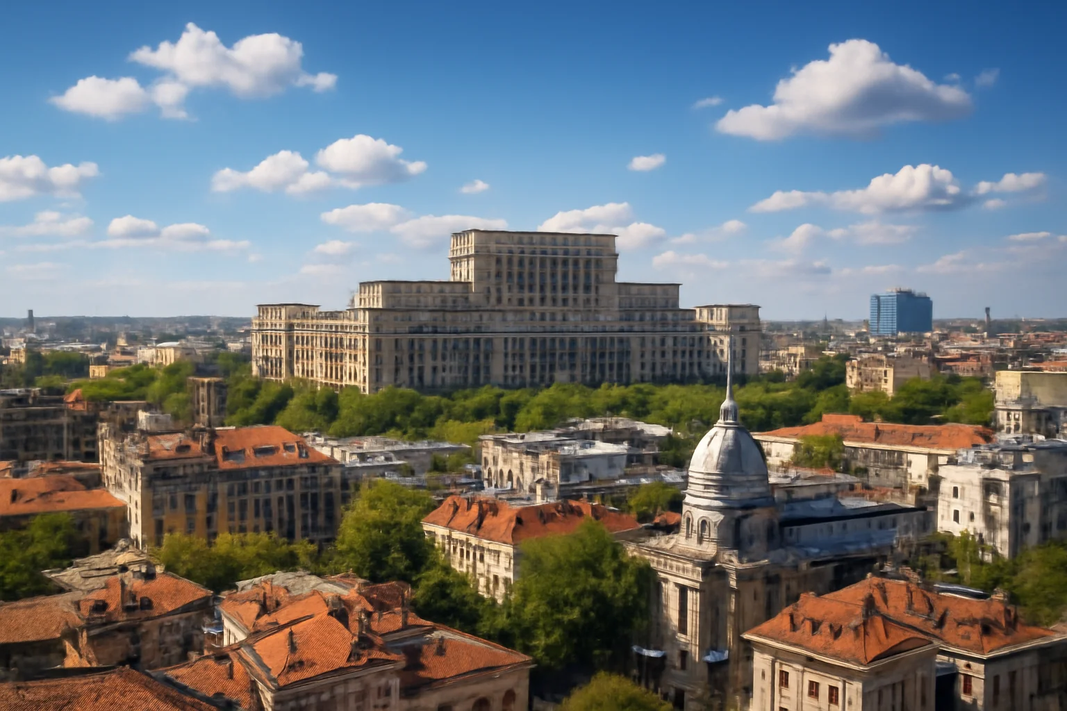 Zile clare și plăcute în București, temperaturi prietenoase și cer variabil.