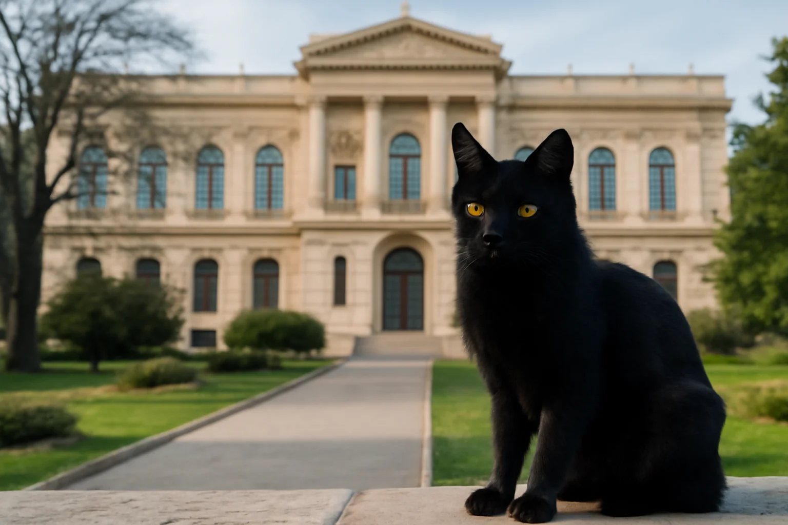 Ziua dedicată Pisicilor Negre la Muzeul Antipa.