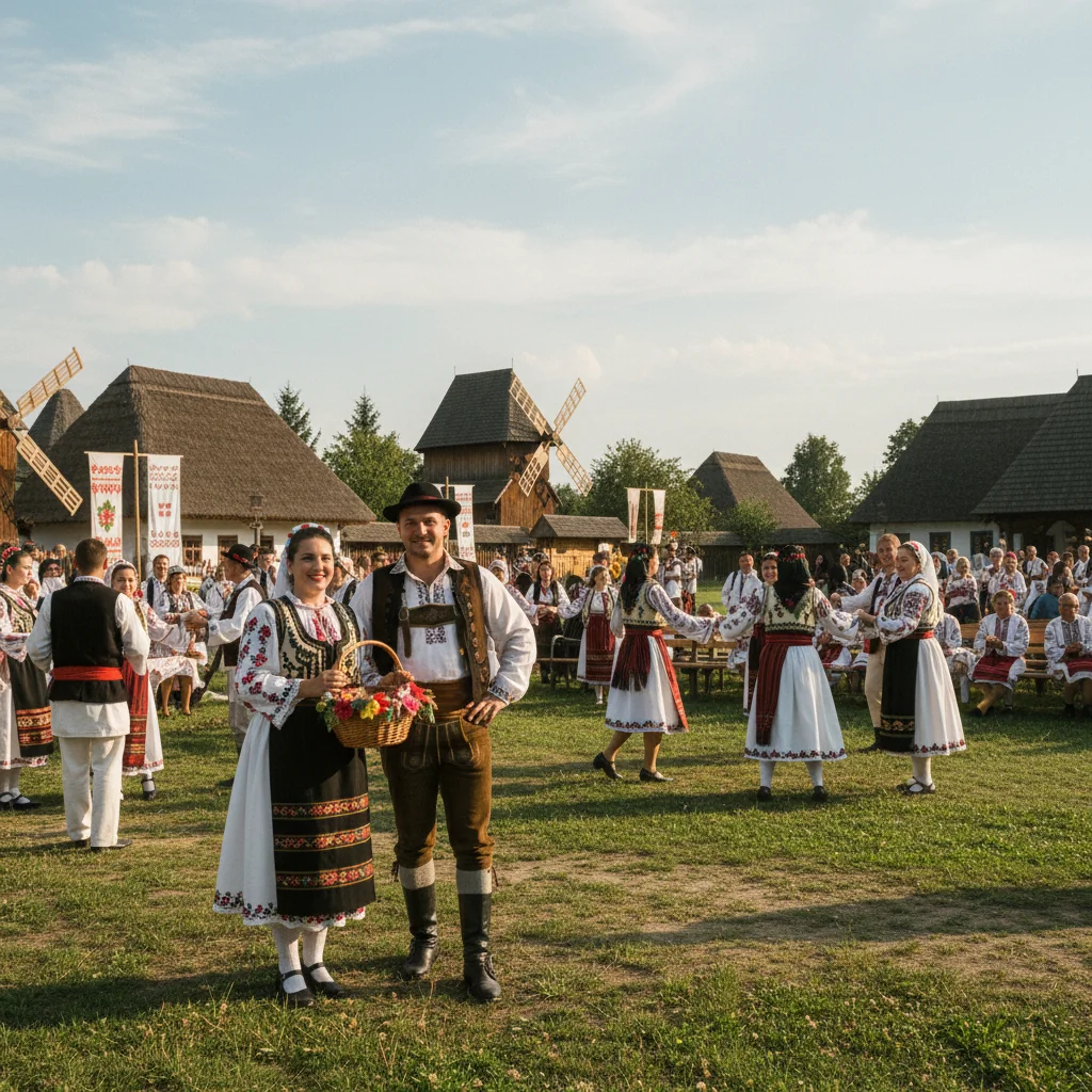 Ziua Minorităților Naționale, celebrată la Muzeul Satului din localitate