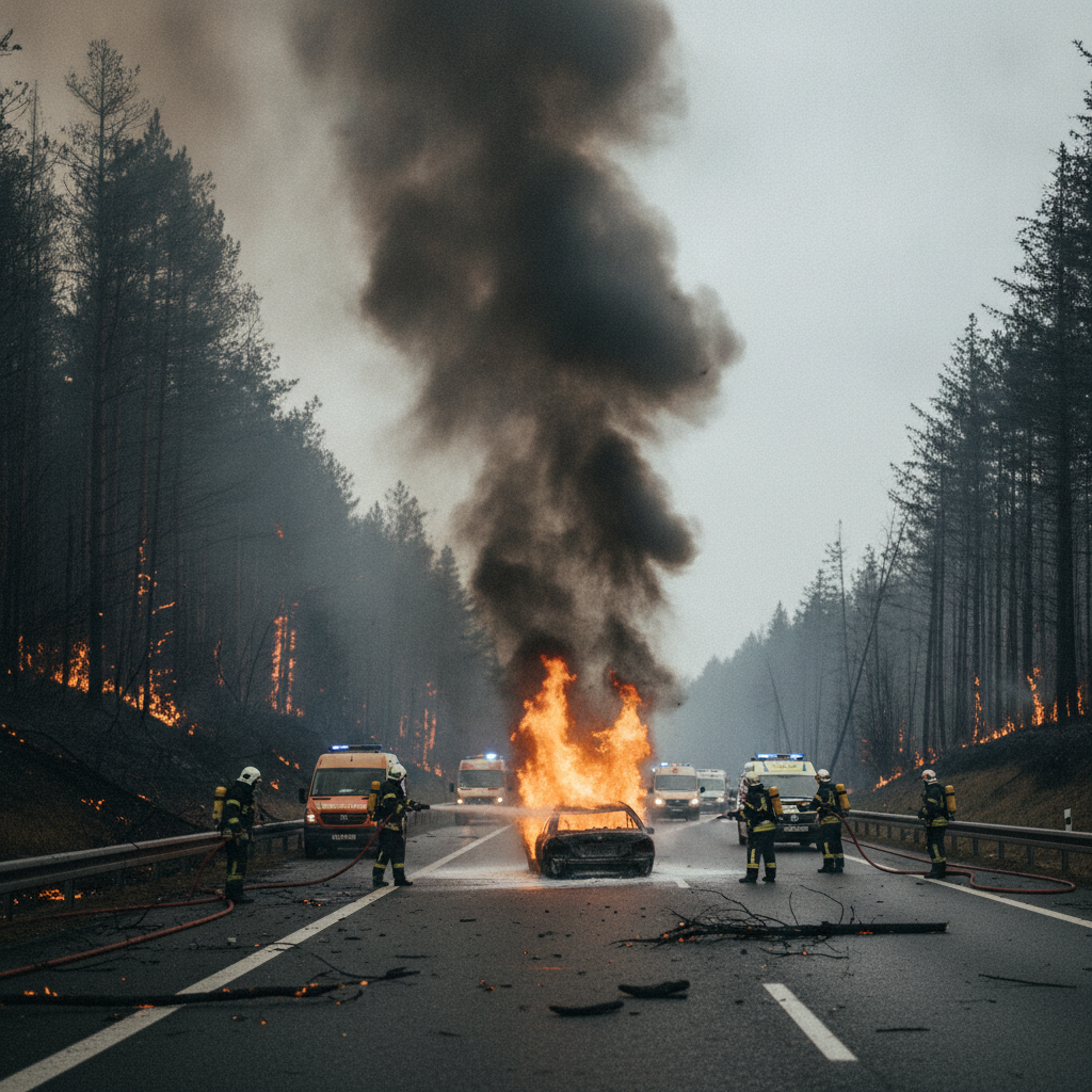 Incendiu în Prahova: cum verifici alerta și traficul în timp real